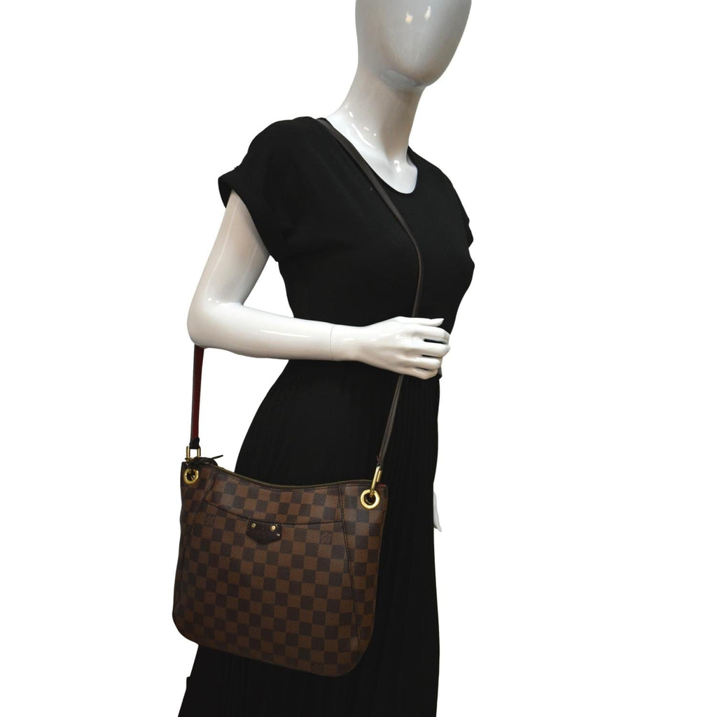 Louis Vuitton LV South Bank Besace Brown Leather ref.227925 - Joli