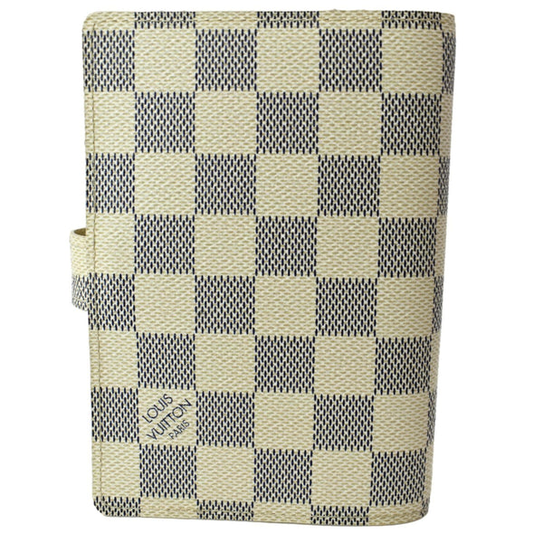 LOUIS VUITTON Agenda PM Damier Azur Planner Cover White