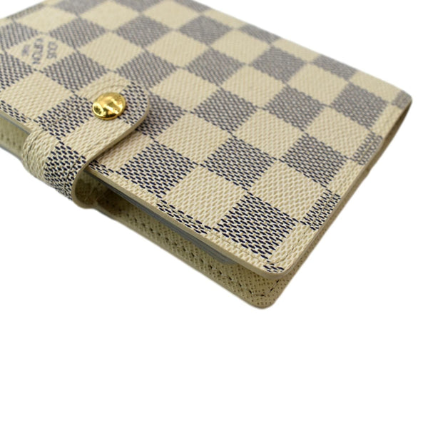 LOUIS VUITTON Agenda PM Damier Azur Planner Cover White