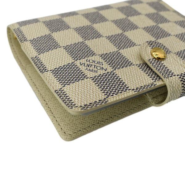 LOUIS VUITTON Agenda PM Damier Azur Planner Cover White