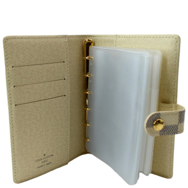 LOUIS VUITTON Agenda PM Damier Azur Planner Cover White