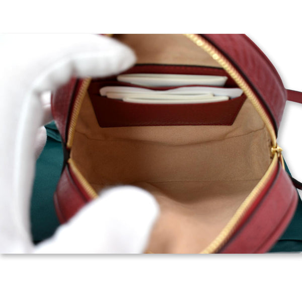 GUCCI Ophidia GG Floral Mini Supreme Backpack Bag Red 598661