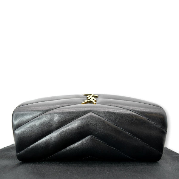 YVES SAINT LAURENT Small Loulou Matelasse Leather Shoulder Bag Black