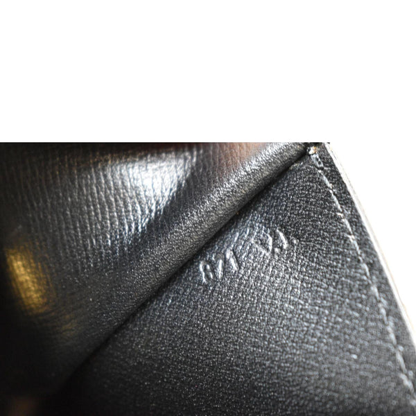 LOUIS VUITTON Montaigne Pochette Epi Leather Clutch Bag Black