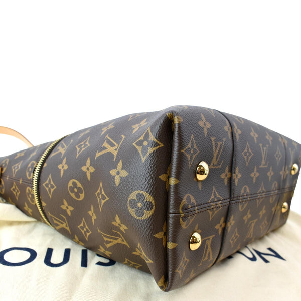 LOUIS VUITTON Melie Monogram Canvas Hobo Bag Brown