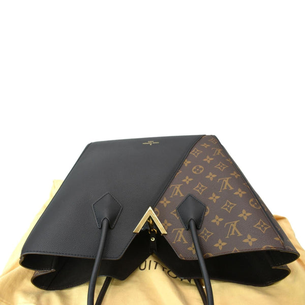 LOUIS VUITTON Kimono Monogram Leather Tote Bag Brown/Black