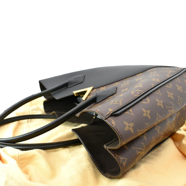 LOUIS VUITTON Kimono Monogram Leather Tote Bag Brown/Black