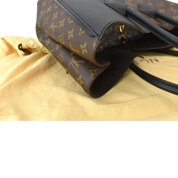 LOUIS VUITTON Kimono Monogram Leather Tote Bag Brown/Black