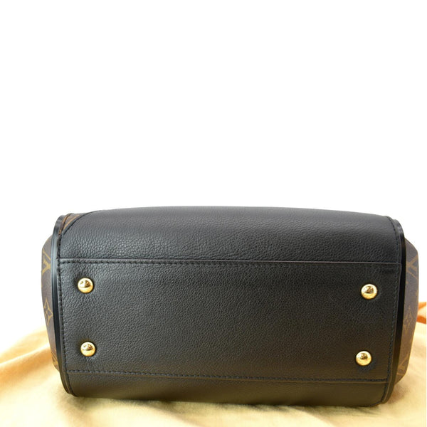 LOUIS VUITTON Kimono Monogram Leather Tote Bag Brown/Black