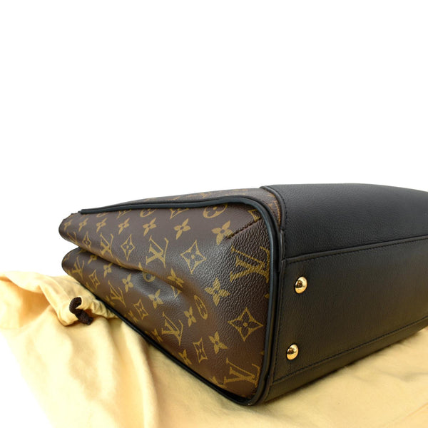 LOUIS VUITTON Kimono Monogram Leather Tote Bag Brown/Black