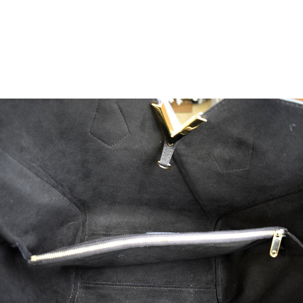 LOUIS VUITTON Kimono Monogram Leather Tote Bag Brown/Black