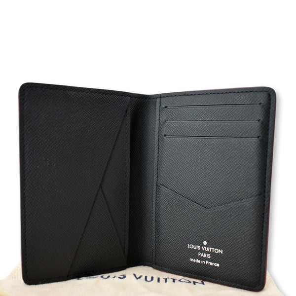 LOUIS VUITTON Damier Graphite Alps Patches Pocket Organizer Black