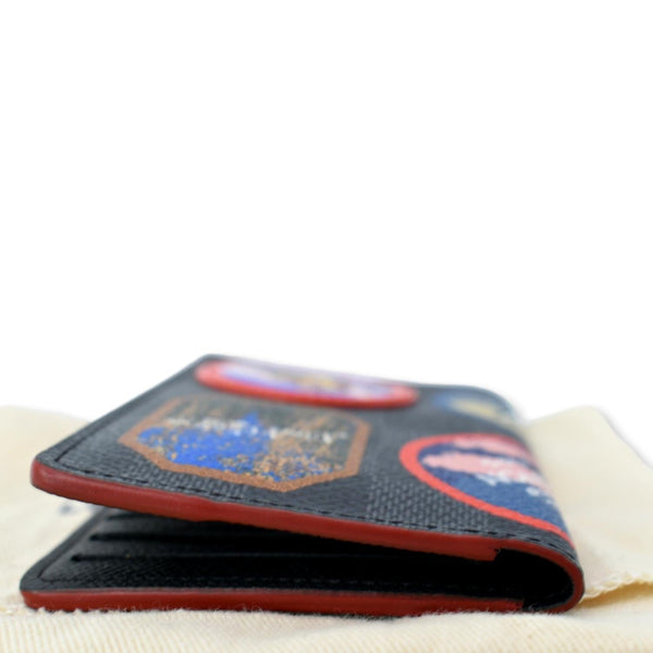 LOUIS VUITTON Damier Graphite Alps Patches Pocket Organizer Black