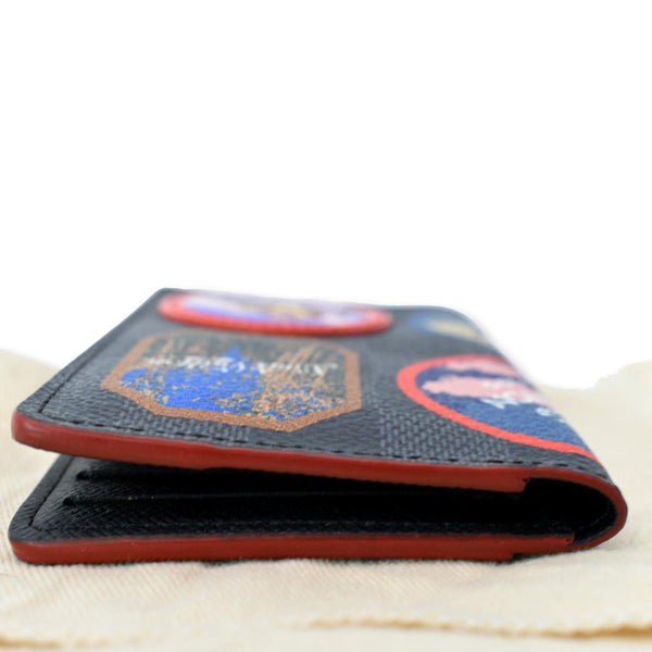 LOUIS VUITTON Damier Graphite Alps Patches Pocket Organizer Black