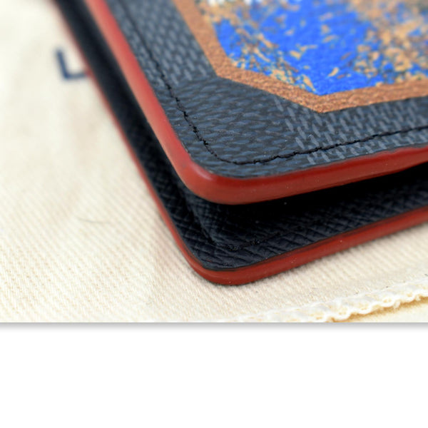 LOUIS VUITTON Damier Graphite Alps Patches Pocket Organizer Black