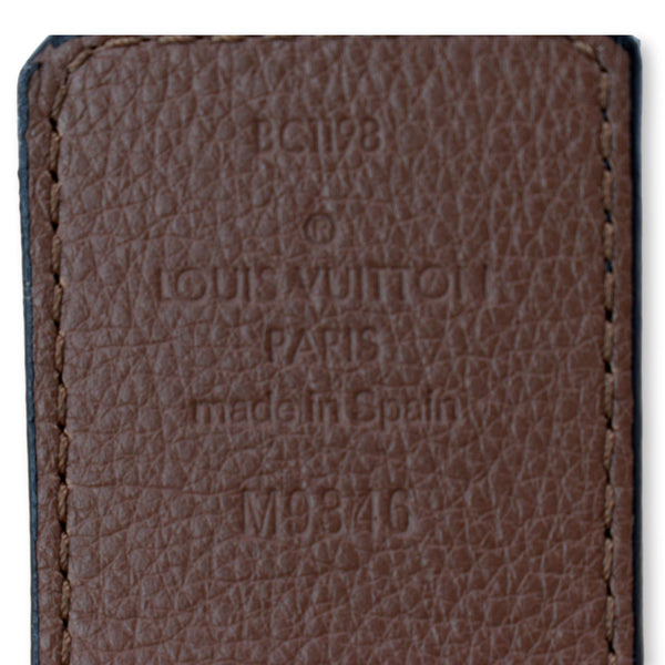 LOUIS VUITTON Pyramide Reversible Monogram Leather Belt 40MM