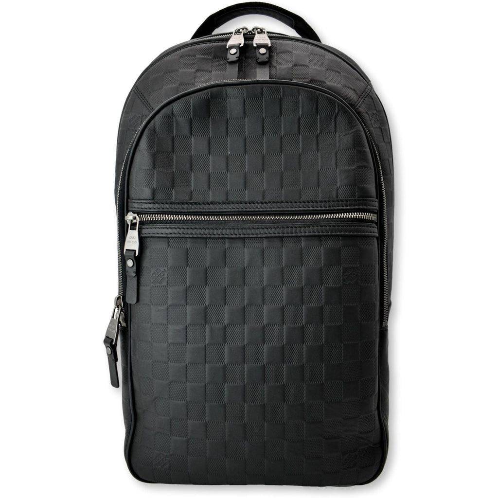 🚫SOLD Damier Leather Michael Backpack 🚫