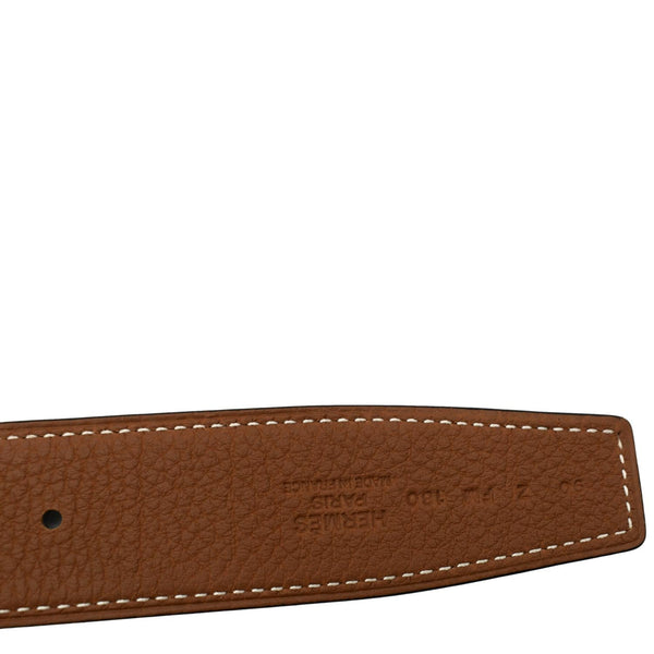 HERMES Constance H Buckle Reversible Belt Brown
