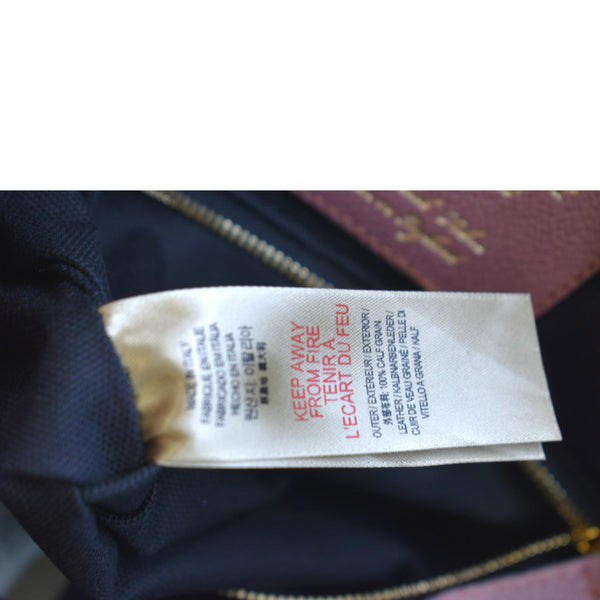 BURBERRY Helmsley House Check Grained Leather Crossbody Bag Pink