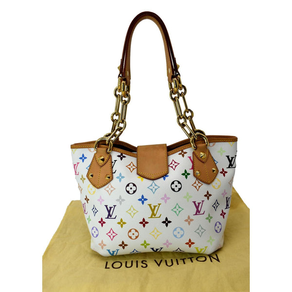 Louis Vuitton Annie MM Multicolor Monogram Canvas Shoulder Bag White