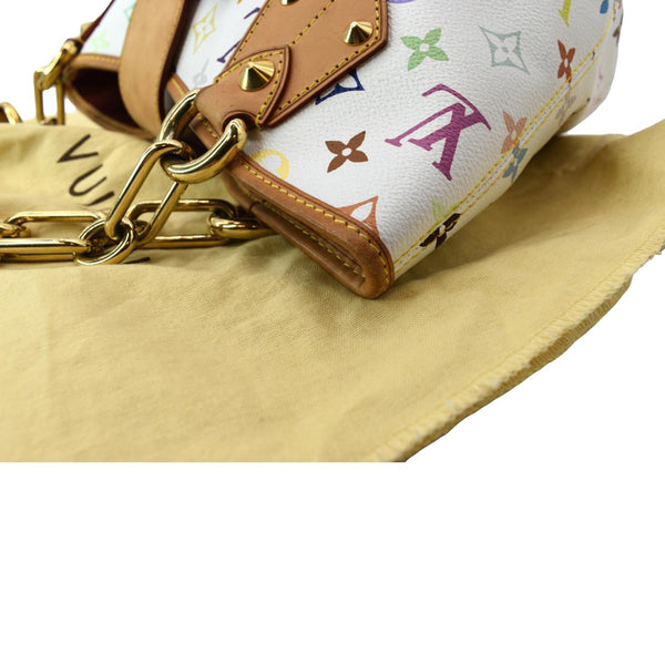 Louis Vuitton Annie MM Multicolor Monogram Canvas Shoulder Bag White