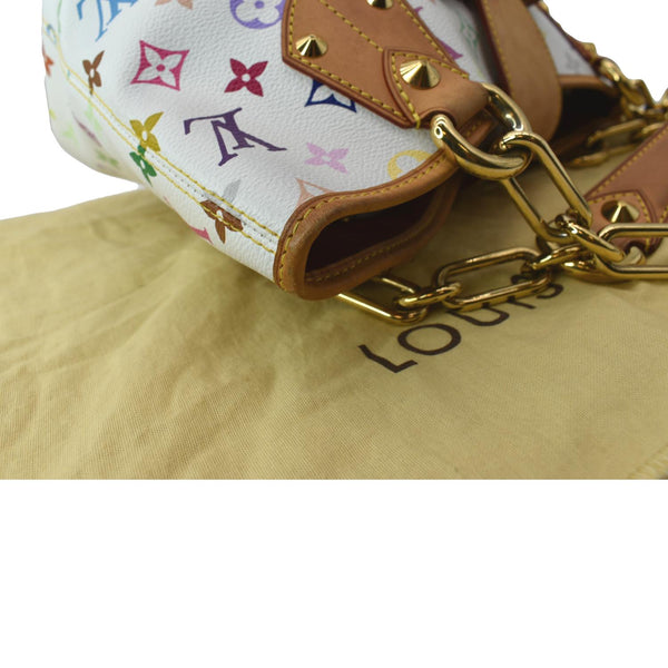 Louis Vuitton Annie MM Multicolor Monogram Canvas Shoulder Bag White