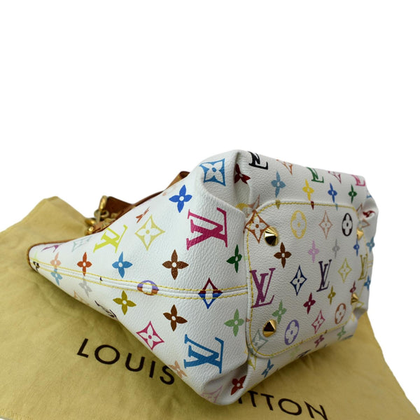 Louis Vuitton Annie MM Multicolor Monogram Canvas Shoulder Bag White