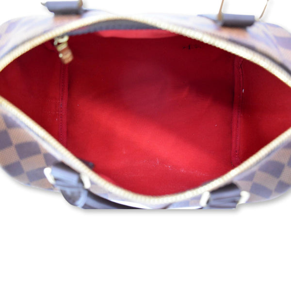 LOUIS VUITTON Speedy 25 Bandouliere Damier Ebene Shoulder Bag Brown