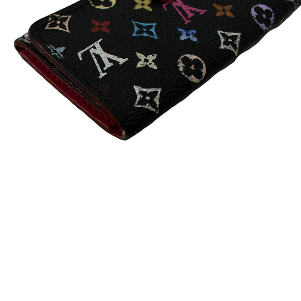 LOUIS VUITTON Multicles Multicolor Canvas 4 Key Holder Black