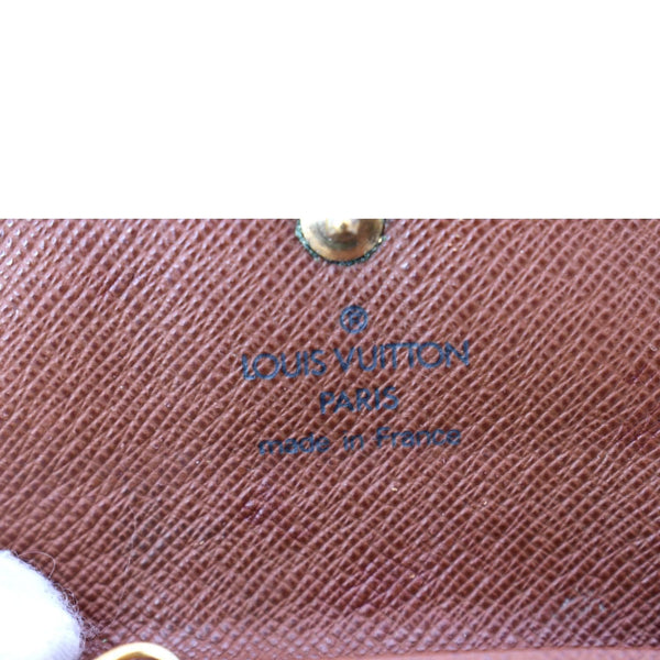 LOUIS VUITTON Monogram Canvas 6 Key Holder Brown
