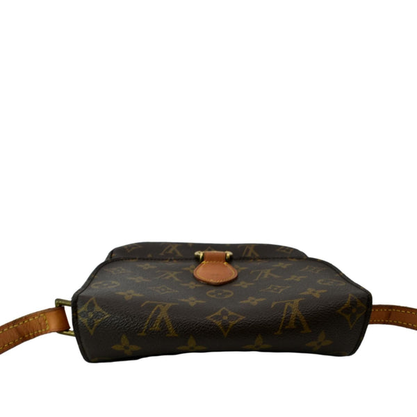 LOUIS VUITTON Saint Cloud MM Monogram Canvas Crossbody Bag Brown