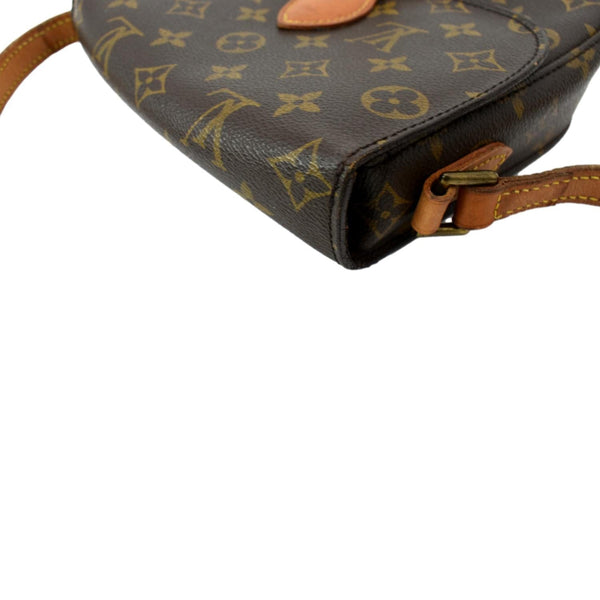 LOUIS VUITTON Saint Cloud MM Monogram Canvas Crossbody Bag Brown