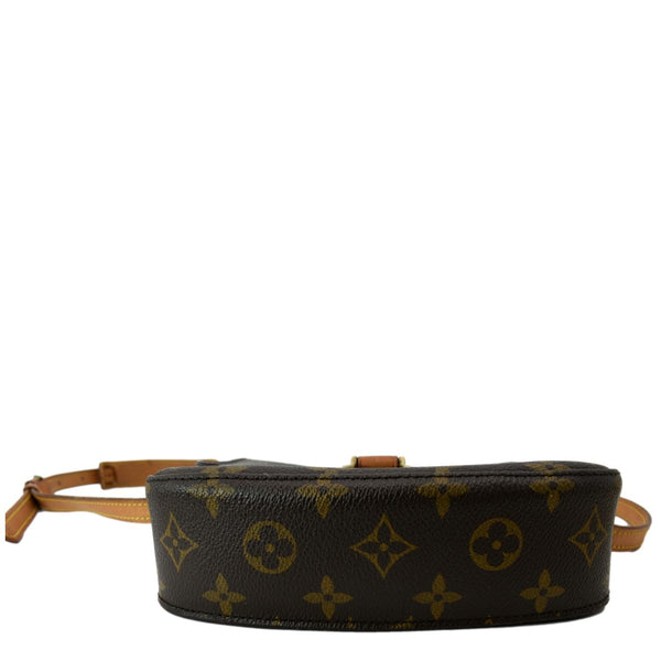 LOUIS VUITTON Saint Cloud MM Monogram Canvas Crossbody Bag Brown