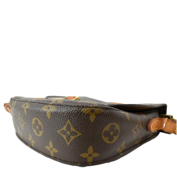 LOUIS VUITTON Saint Cloud MM Monogram Canvas Crossbody Bag Brown