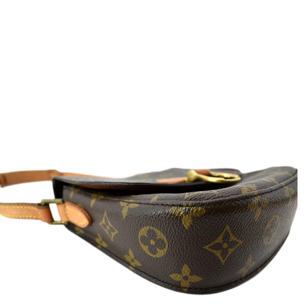 LOUIS VUITTON Saint Cloud MM Monogram Canvas Crossbody Bag Brown