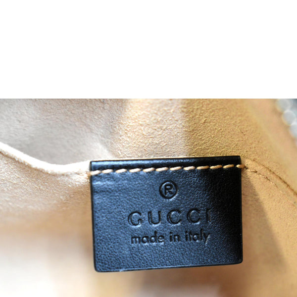 GUCCI GG Marmont Matelasse Small Leather Crossbody Bag Black 447632