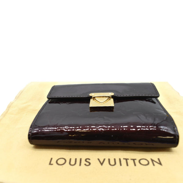 LOUIS VUITTON Koala Monogram Vernis Wallet Amarante