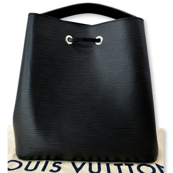 LOUIS VUITTON NeoNoe MM Epi Leatehr Shoulder Bag Black