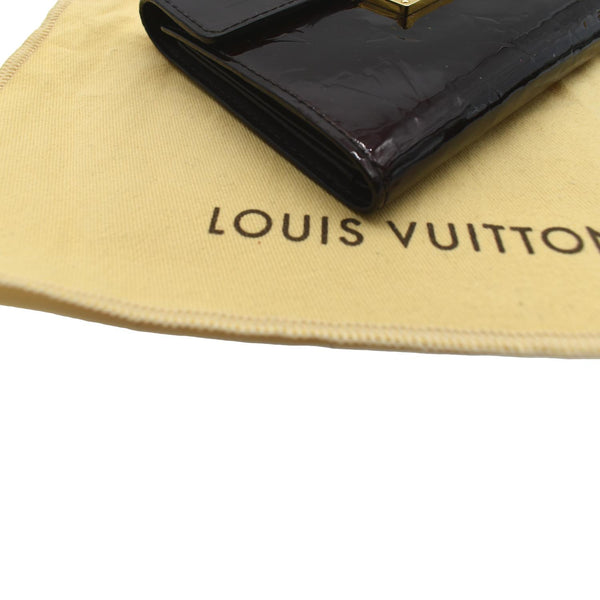 LOUIS VUITTON Koala Monogram Vernis Wallet Amarante