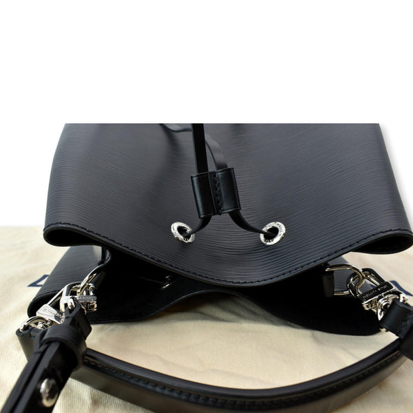 LOUIS VUITTON NeoNoe MM Epi Leatehr Shoulder Bag Black