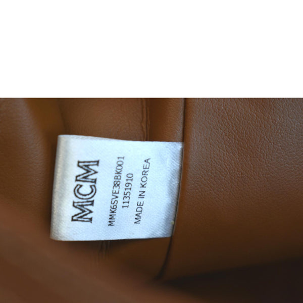 MCM Stark Classic Visetos Canvas Backpack Black