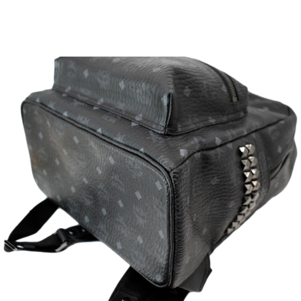 MCM Stark Classic Visetos Canvas Backpack Black