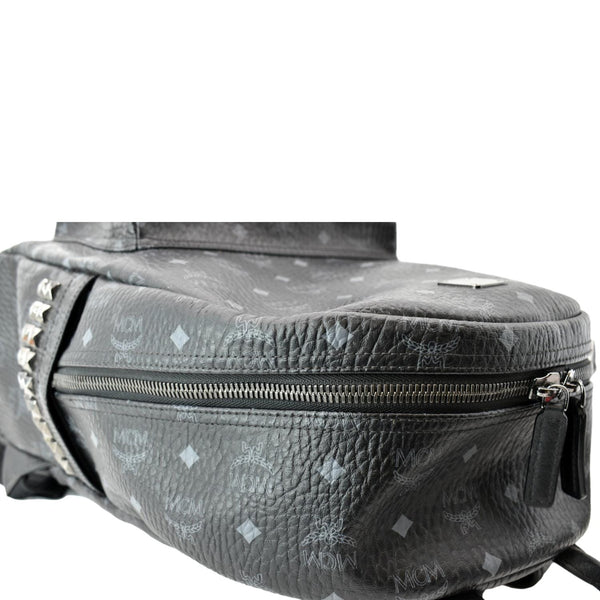 MCM Stark Classic Visetos Canvas Backpack Black