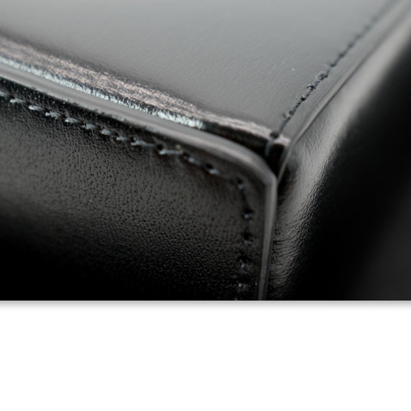 GIVENCHY Mini Cut Out Leather Shoulder Bag Black