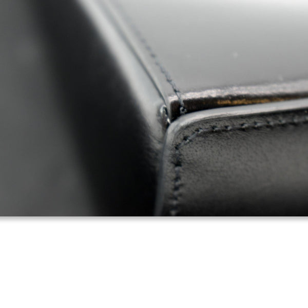 GIVENCHY Mini Cut Out Leather Shoulder Bag Black