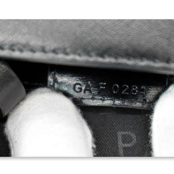 GIVENCHY Mini Cut Out Leather Shoulder Bag Black