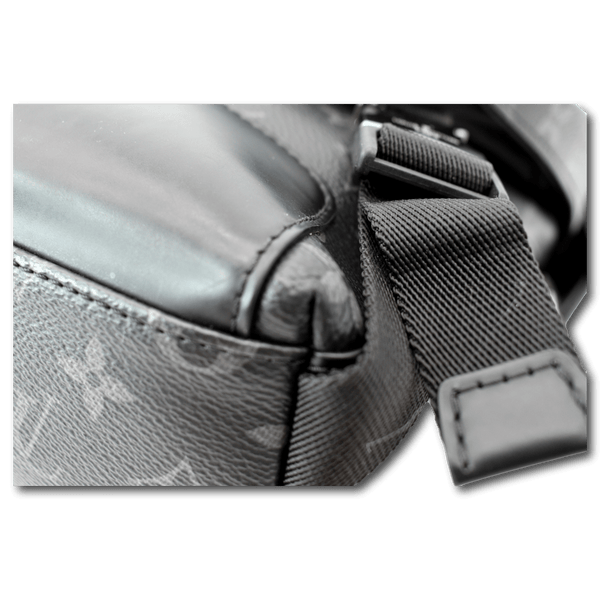 LOUIS VUITTON Voyager PM Monogram Eclipse Messenger Bag Black