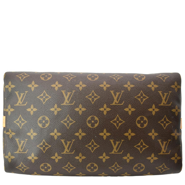 LOUIS VUITTON Speedy Bandouliere 30 World Tour Monogram Canvas Satchel Brown