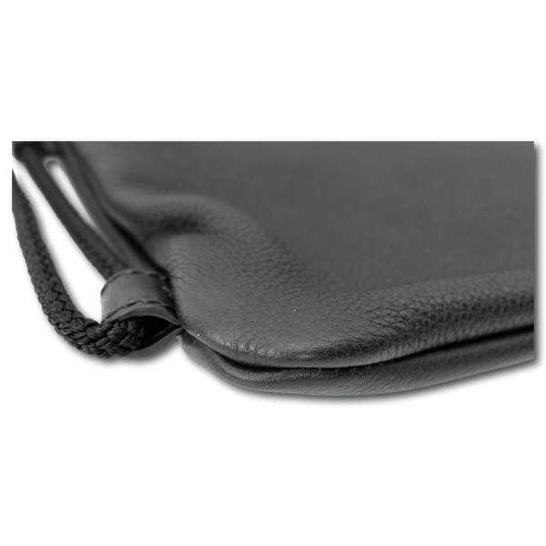 GUCCI Drawstring Print Leather Backpack Bag Black 494053