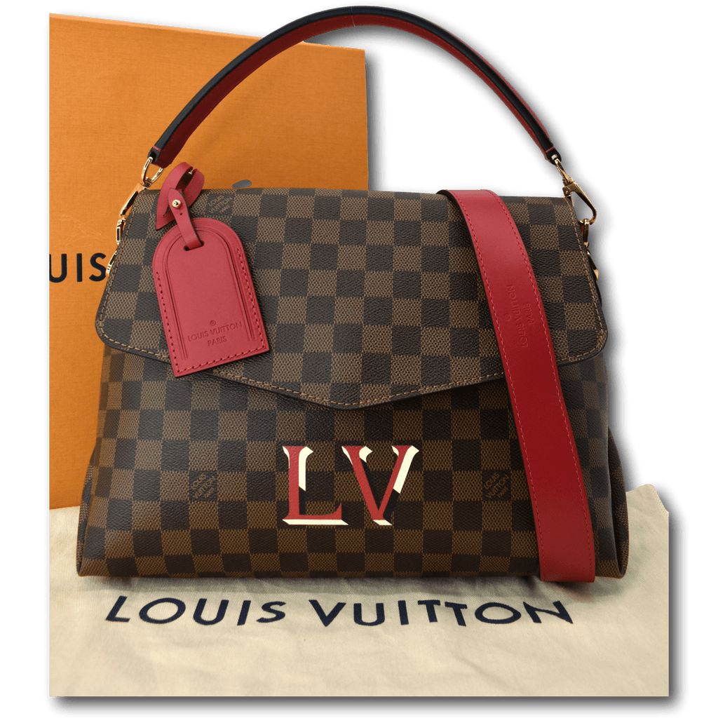 Sac bandoulière croisette en toile Louis Vuitton Brown in Cloth